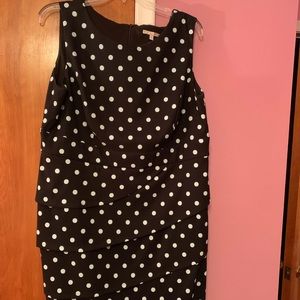 20w Dress Barn tiered sheath dress